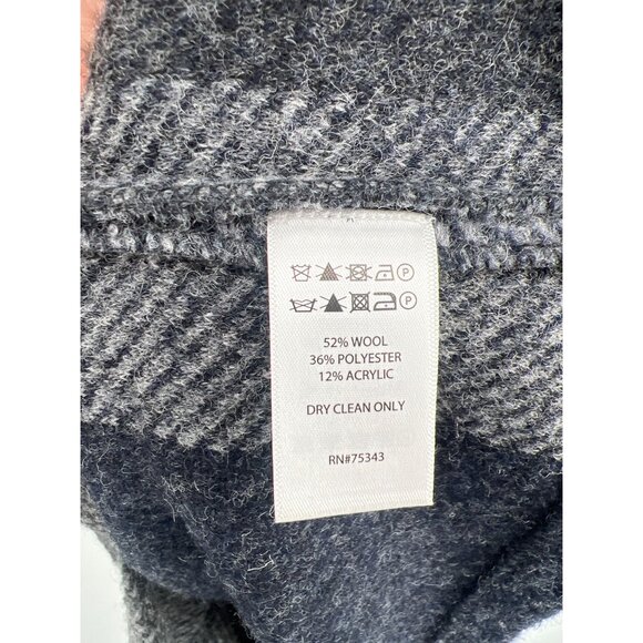 Max Studio Womens Wool Blend Plaid Jacket Size Small - Picture 5 of 7